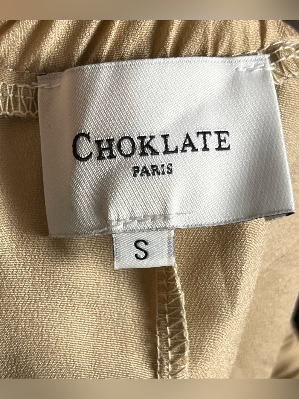 Tulle Polka Dot Skirt Midi Beige and Black Choklate S - Picture 11 of 12